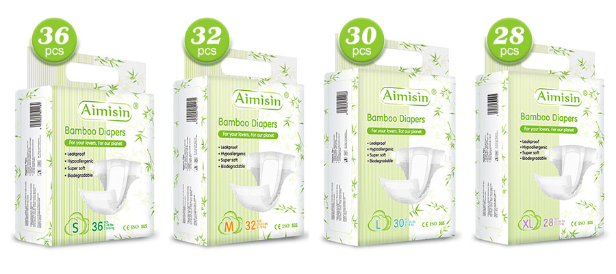 OEM eco bamboo baby diapers