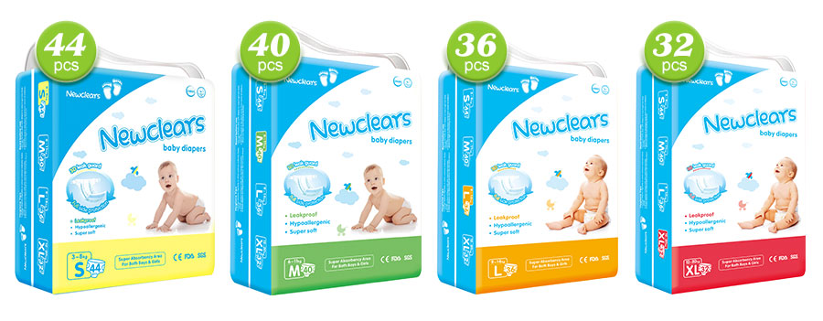 PPbabyClear newborn baby diapers