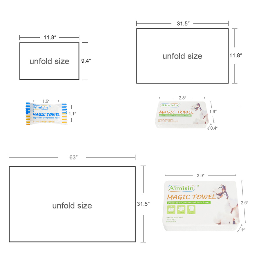 OEM/ODM compressed magic towels 