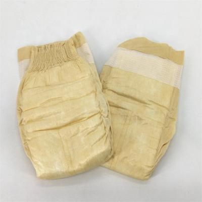 Biologisch abbaubare Bambus-Babywindeln in Originalfarbe, klein